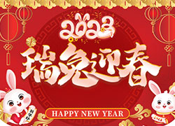 金虎辞旧，玉兔迎新！广东赫柏皙祝你扬眉兔气！