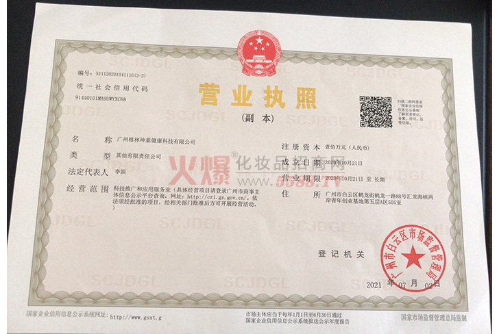 营业执照-广州柏悦壹生投资控股有限公司