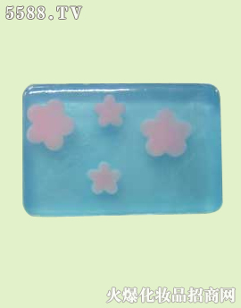 花朵透明香皂