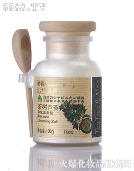 茶树芦荟净化洁面盐-时尚生活元素