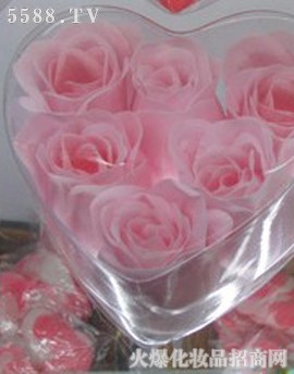 粉红玫瑰香皂花