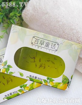 百草童话柠檬精油皂80g