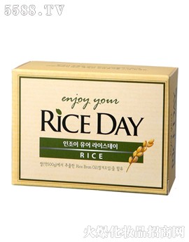 韩国白米香皂