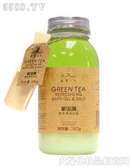 绿茶清爽浸油浴盐