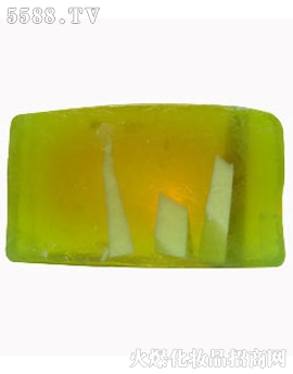 柠檬香茅-纵歌星绿植物香薰透明皂
