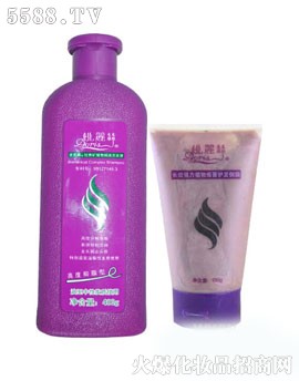 经典组合*桃丽丝植物洗发液（油）400g+长效护发倒膜150g