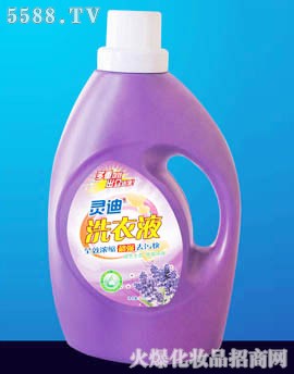 灵迪2公斤紫瓶环保洗衣液
