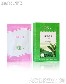 绿茶舒缓水粉面膜