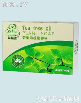 茶树油植物香皂---净含量：100g
