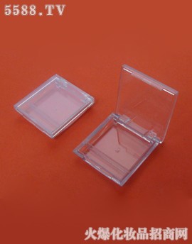方形透明粉盒