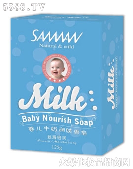 圣满婴儿牛奶润肤香皂