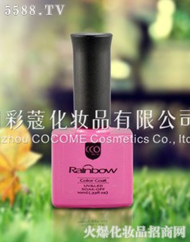 Rainbow彩色包装可卸光疗甲油胶美甲胶40509