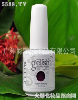 (褐色、紫色)gelish1333甲油胶