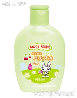 220ml开心兔儿童健康洗发沐浴二合一
