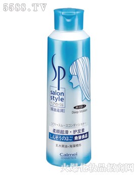 采媚秀发良品-柔顺超滑-护发素-蓝-净含量：500ml