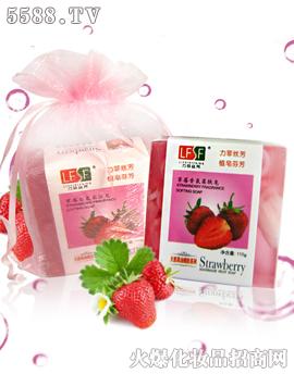 草莓中文精油皂