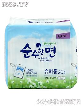 韩国 可绿纳乐纯棉美人卫生护垫