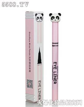 粉色安琪熊猫光彩眼线液笔