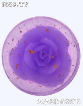紫玫瑰精油手工皂
