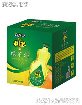 金山利多绿茶油1.0Lx6瓶箱装