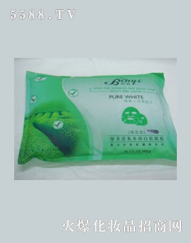 绿茶活氧水润白软膜粉