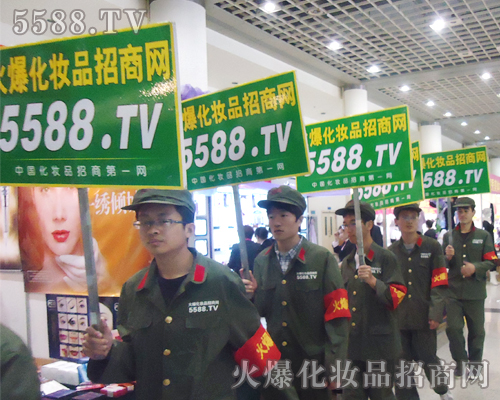 火爆宣传让所有的参展商惊叹不已