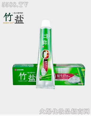 LG竹盐3D原生白健康牙膏