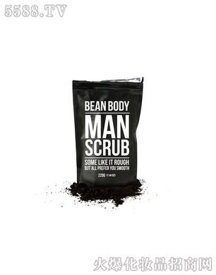 BeanBody咖啡身体磨砂膏大豆咖啡豆男士款220g
