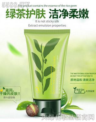 韩婵绿茶植物精萃保湿洗面奶