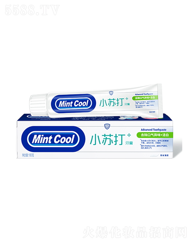 Mint Cool幻味小苏打牙膏去除口气异味+洁白