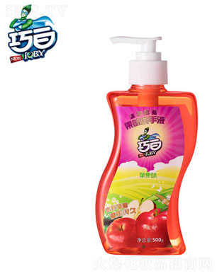 巧白（JOBY）果味洗手液苹果味500g