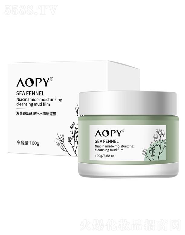 AOPY海茴烟酰胺补水清洁泥膜 100g