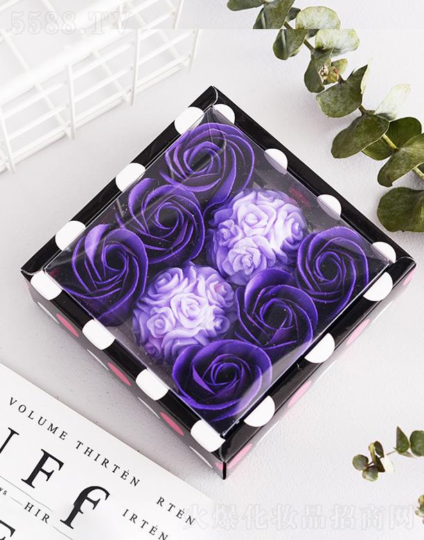 妃子芳香玫瑰皂礼盒-紫色