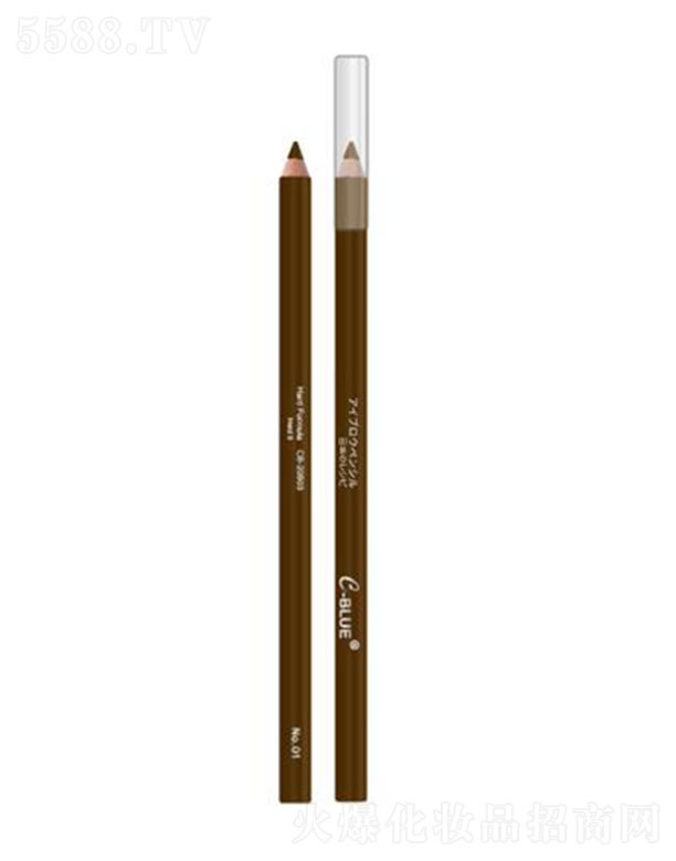 C-Blue经典塑型砍刀眉笔 3.4g