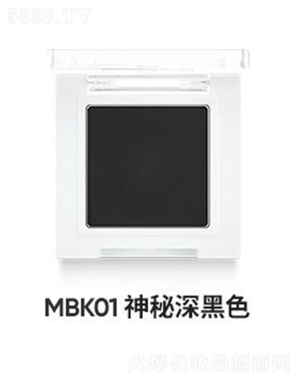 BANILA CO芭妮兰星眸溢彩单色眼影-哑光 MBK01神秘深黑色