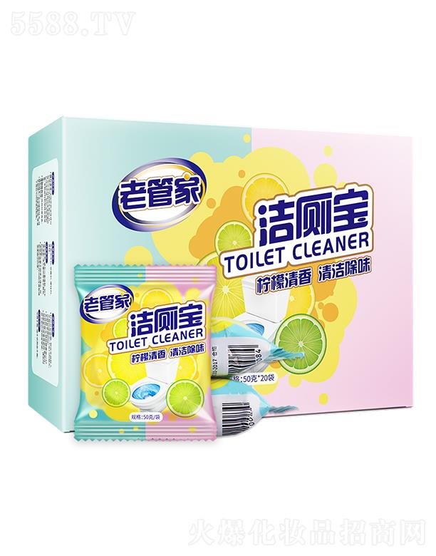 上海能臣 老管家洁厕宝20枚独立盒装 自然柠檬清香清新除异味