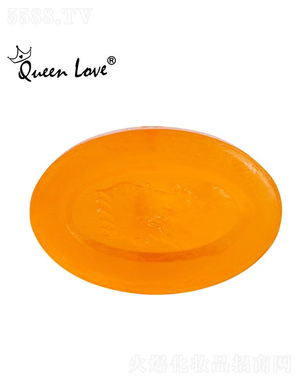 queen love VC手工精油皂 椭圆铁盒装氨基酸皂