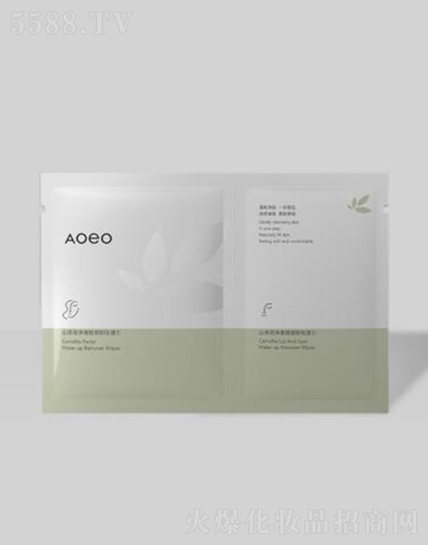 AOEO山茶花净澈组合卸妆湿巾 4.5g*20片+7g*20片 胶束分子吸附皮肤污垢