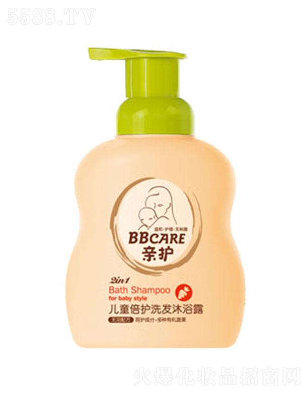 亲护儿童倍护洗发沐浴露 300ml&500ml温和清洁宝宝肌肤及头皮层污垢