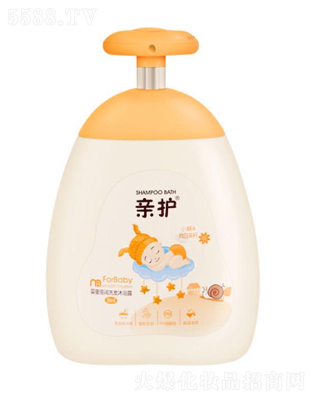 亲护婴童倍润洗发沐浴露 500ml轻松洁净头发及肌肤，补充肌肤、头发丰沛润泽水分