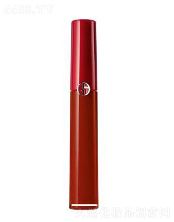 阿玛尼「传奇红管」臻致丝绒哑光唇釉#405番茄红 长效水润