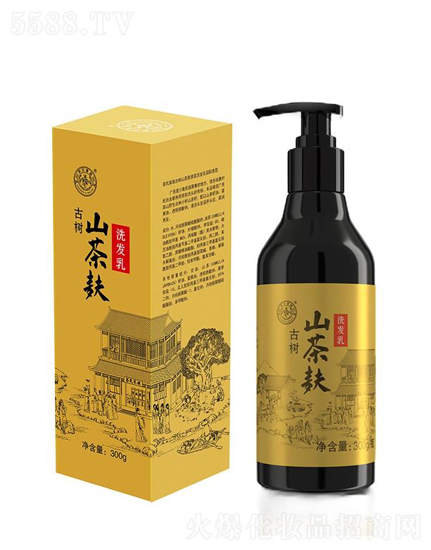 茶氏家族古树山茶麸原桨洗发乳国际香型 300g清洁头发滋养头皮