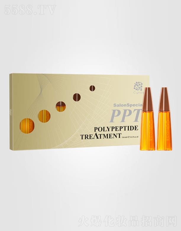 伊诺思多肽护理精华-PPT 18mlx8细小的分子颗粒迅速渗入头发的毛皮质