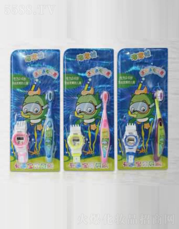 植尚泡泡娃卡通宝贝牙刷  适合2-6岁牙齿发育的儿童