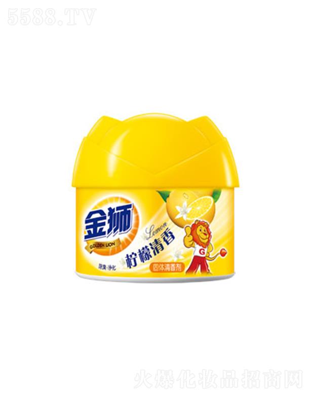 金狮固体清香剂-柠檬清香 90g气息清爽怡人