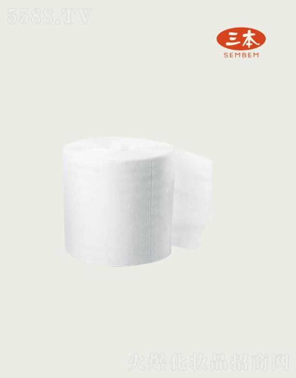 三本轻柔化妆棉（250pcs） 抽取设计使用方便