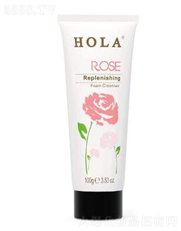 赫拉玫瑰平衡补水洁颜乳 100g轻松清洁面部多余油脂和污垢