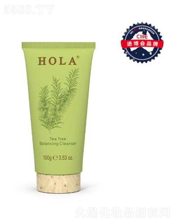 赫拉茶树植物调理洁面膏 100g去除脸部多余油脂和污垢