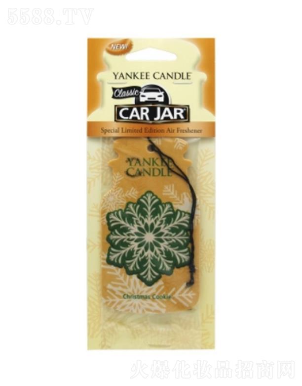 Yankee Candle车用香氛卡-圣诞甜饼（雪花） 散发难忘的香草奶油香味