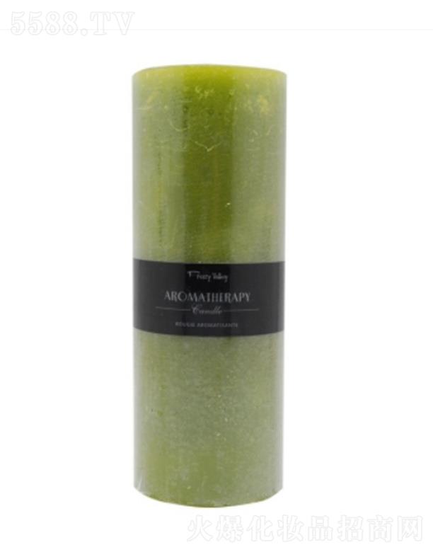 汇美舍香氛蜡烛（大）-绿茶茉莉花/草绿色 清新舒爽的香味